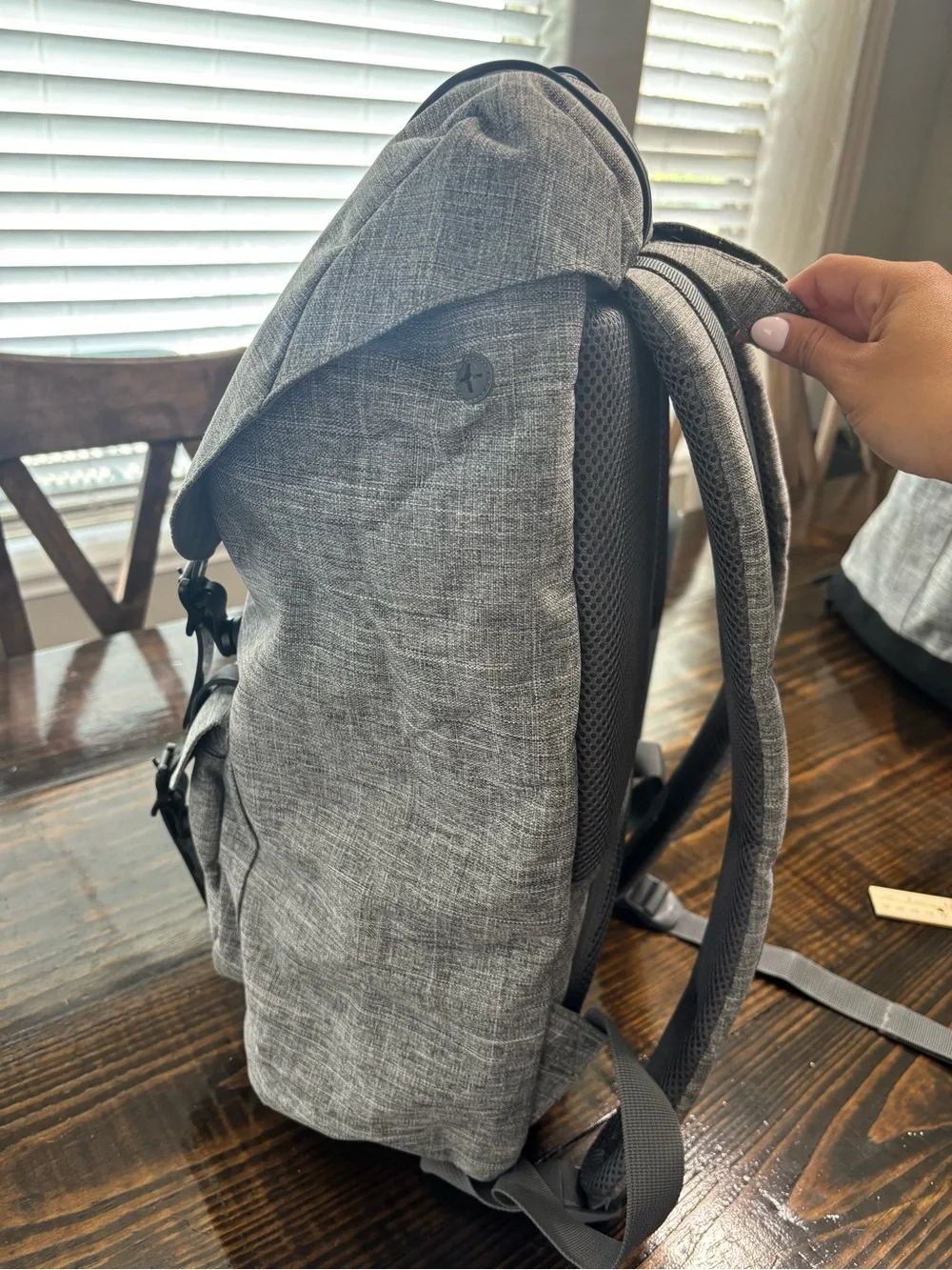 Herschel Supply Company Little America Grey Backpack with Black Straps EUC